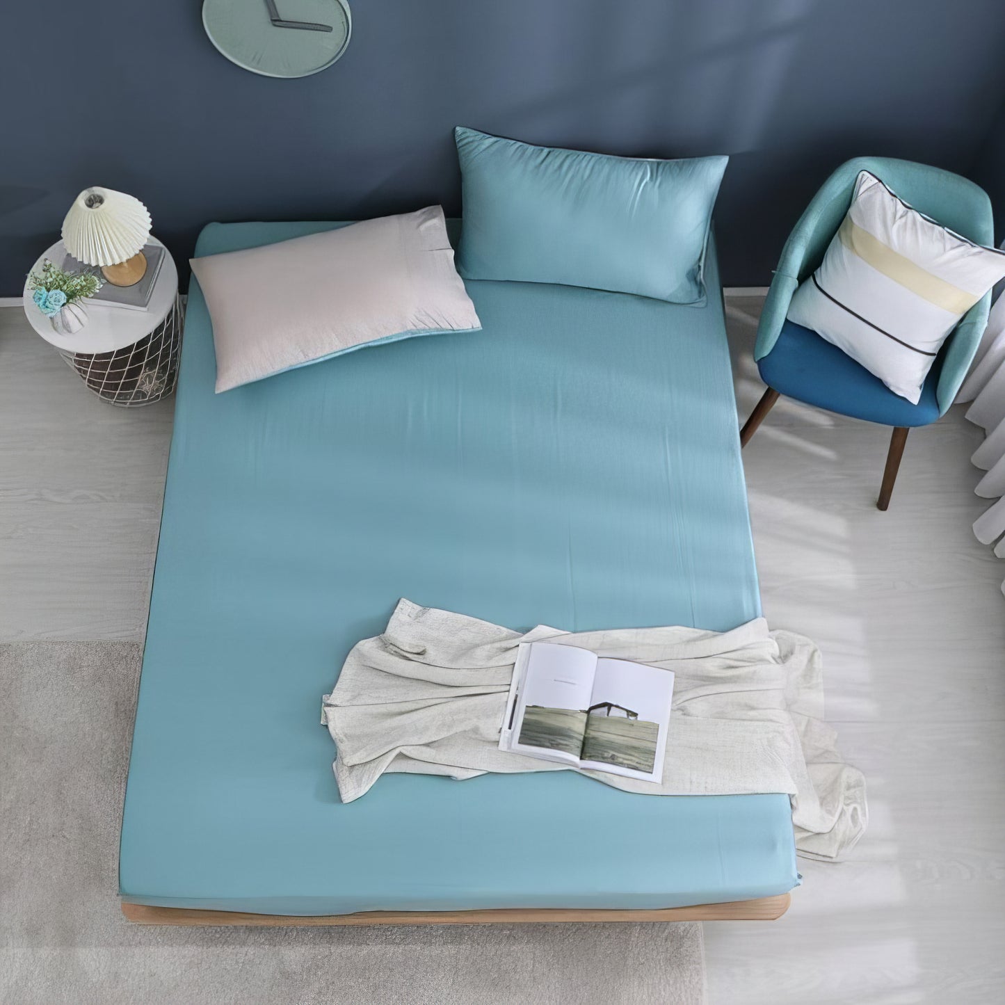 マカロングリーン|60支コットン寝具セット