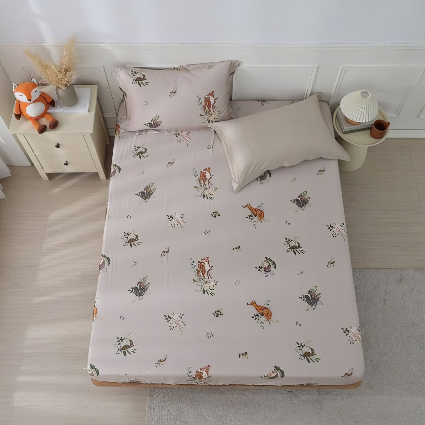森の動物|60支テンセル寝具セット