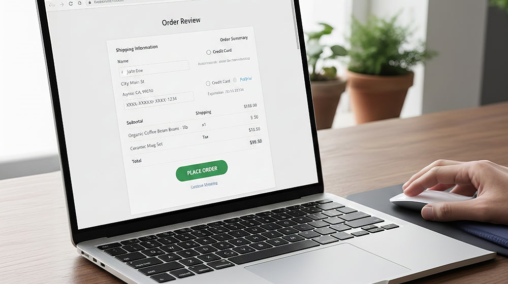 Step 2 | Estimate and order confirmation
