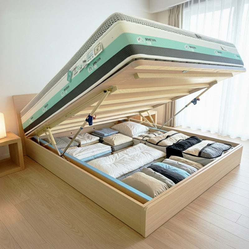 跳ね上げベッド：日本の小さな住まいに合う、収納と安心睡眠の解決策