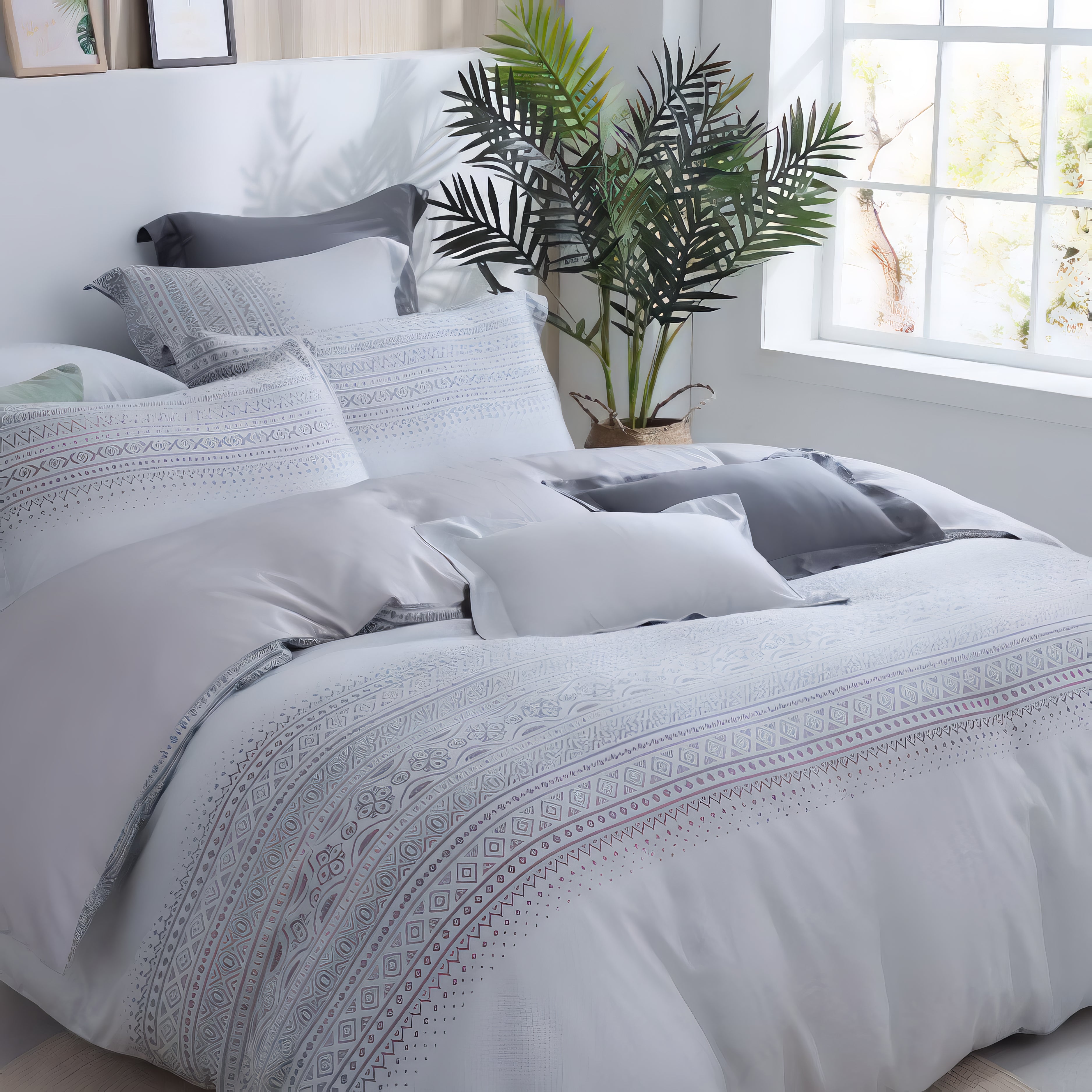 Stylish Wind | 60-piece Tencel Bedding Set