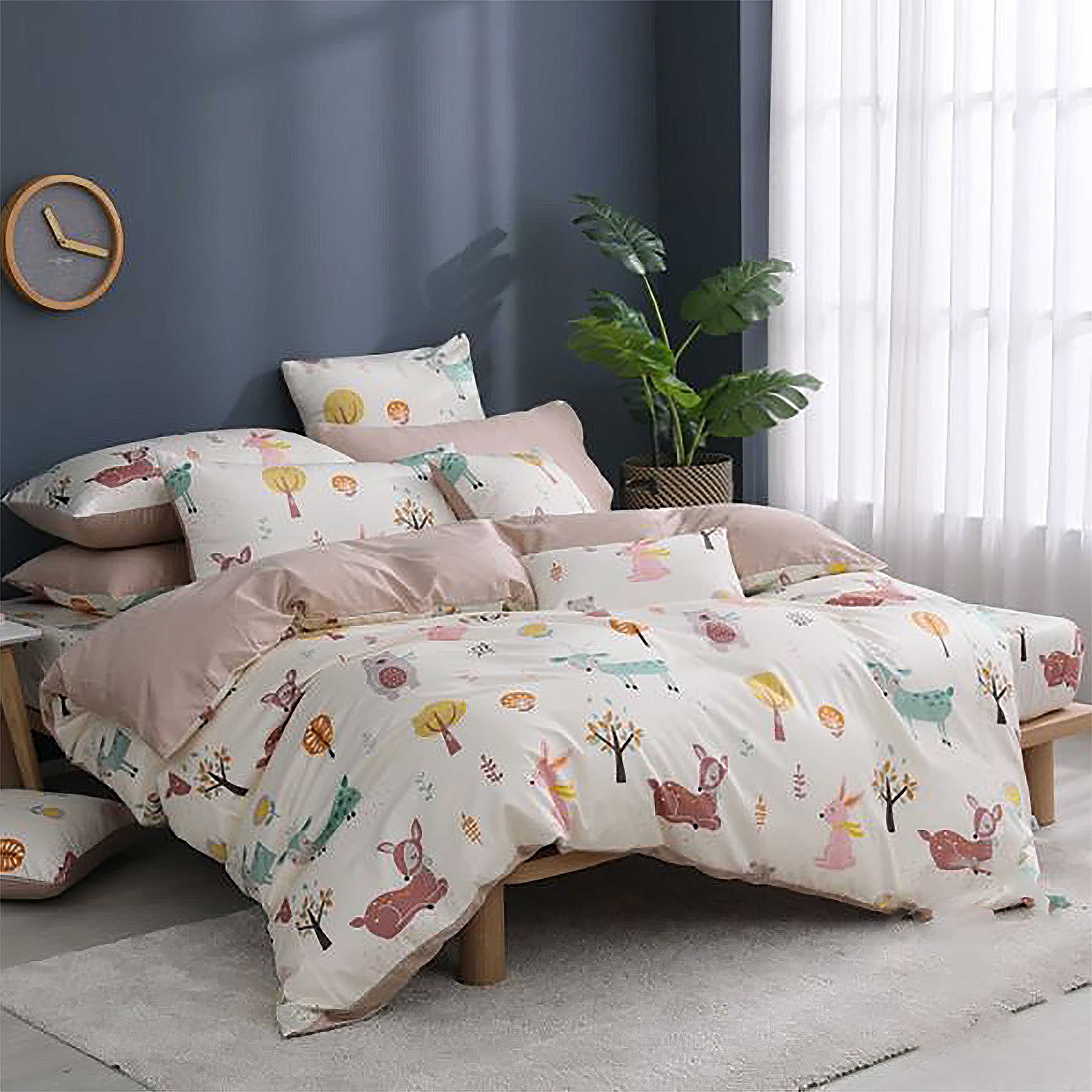 Party Animals - Ivory | 60-Piece Cotton Bedding Set