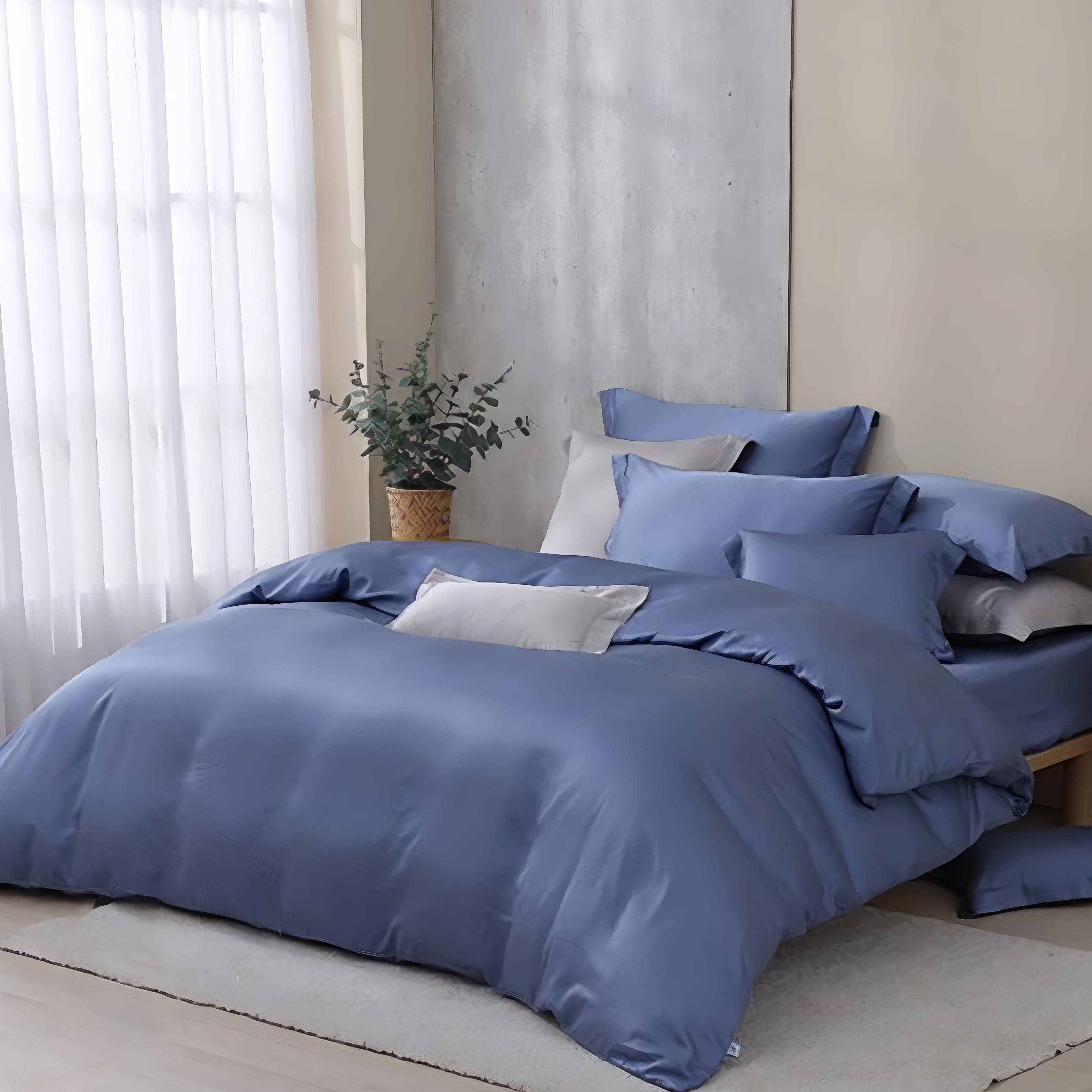 Sparkling Star Blue | 60-piece Tencel Bedding Set