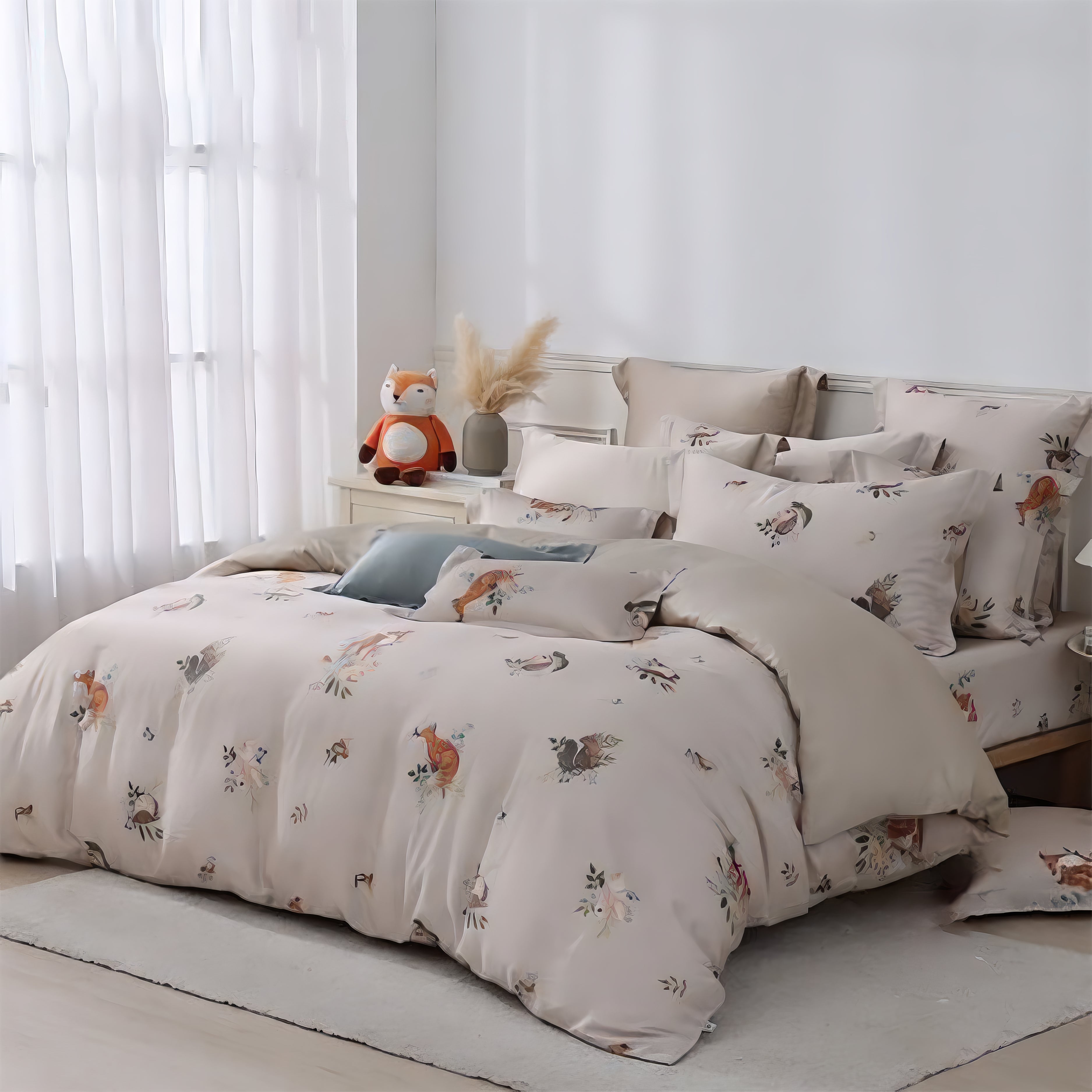 Forest Animals | 60 Animal Tencel Bedding Set