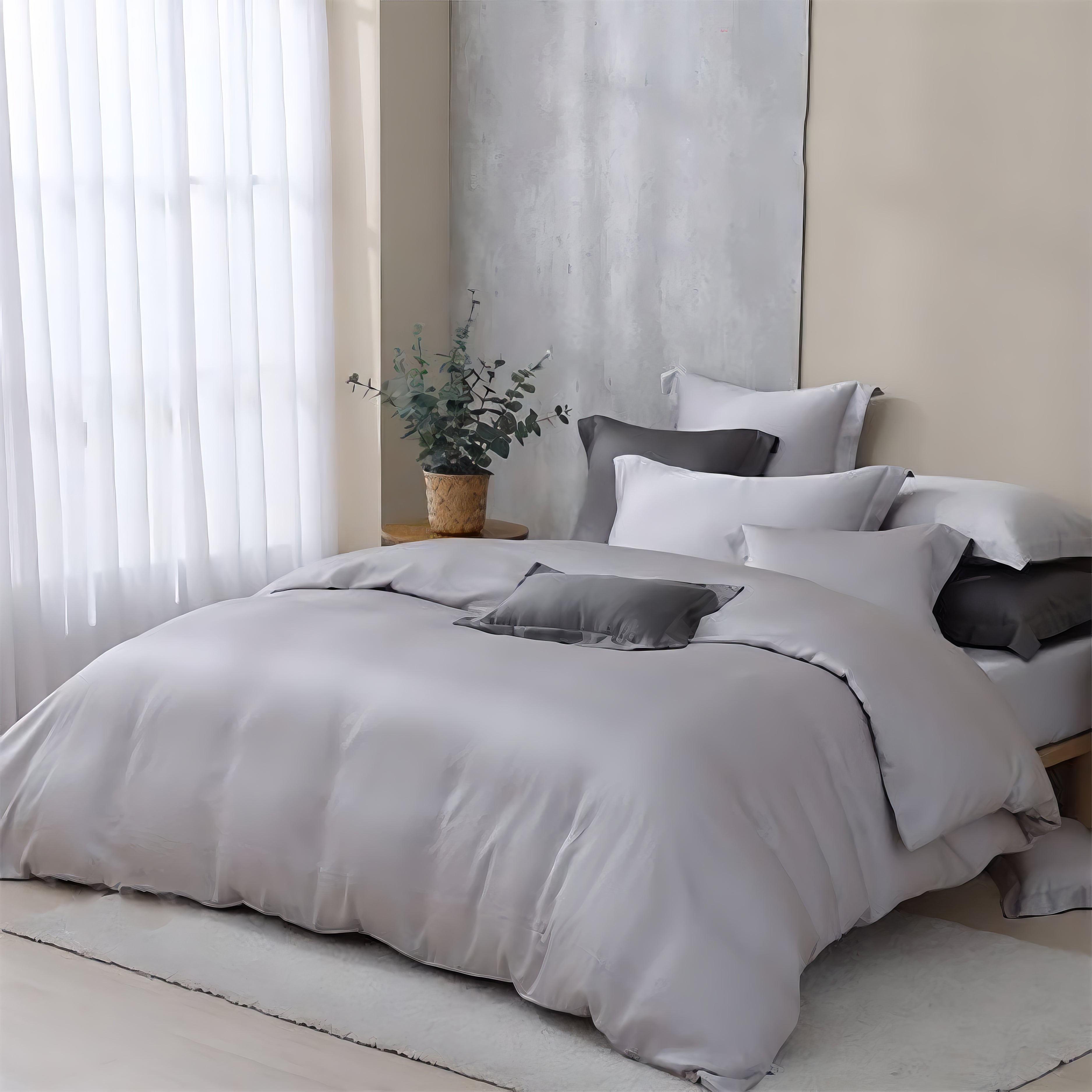 Sparkling Star Silver | 60-piece Tencel Bedding Set