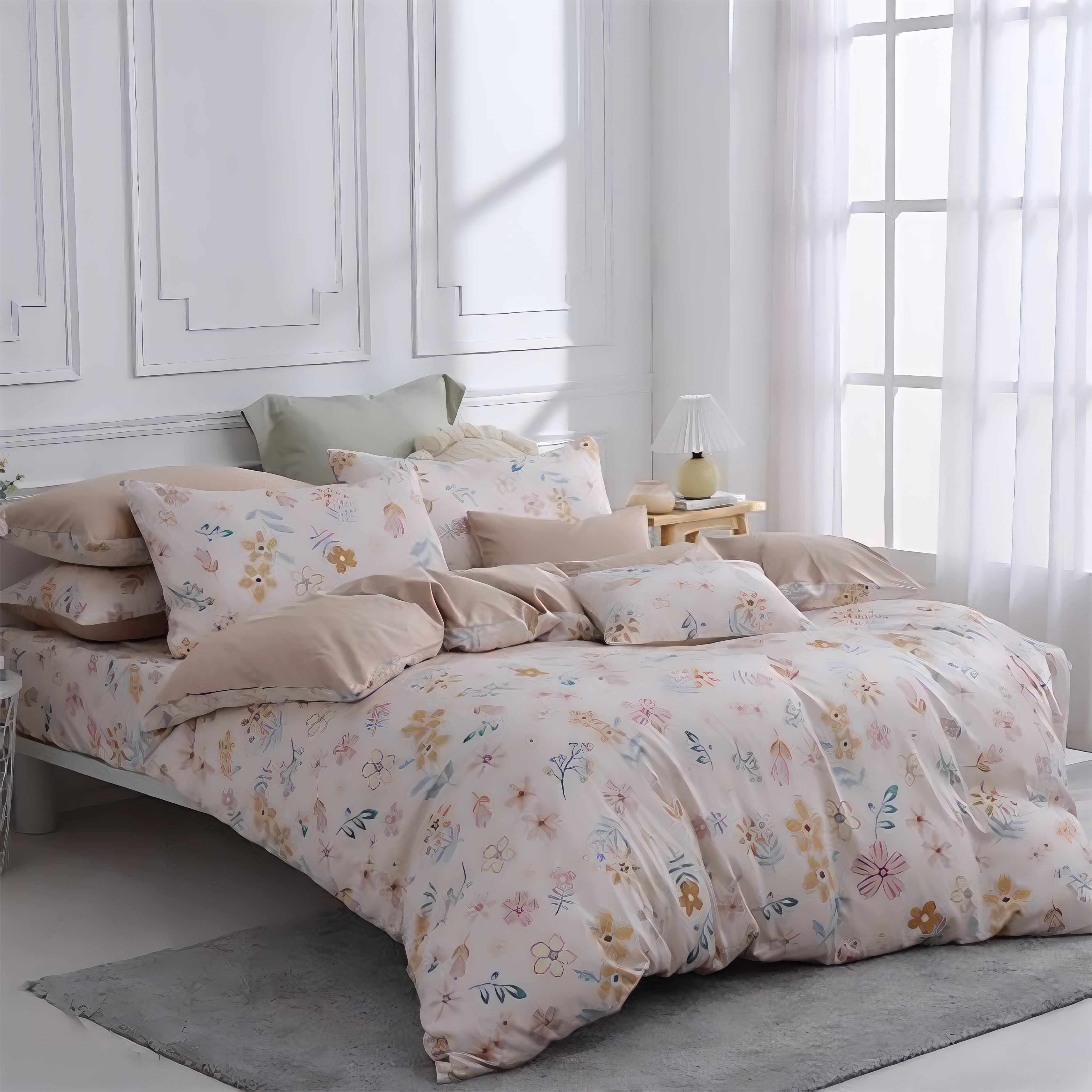 Flower Garden | 60-piece cotton bedding set