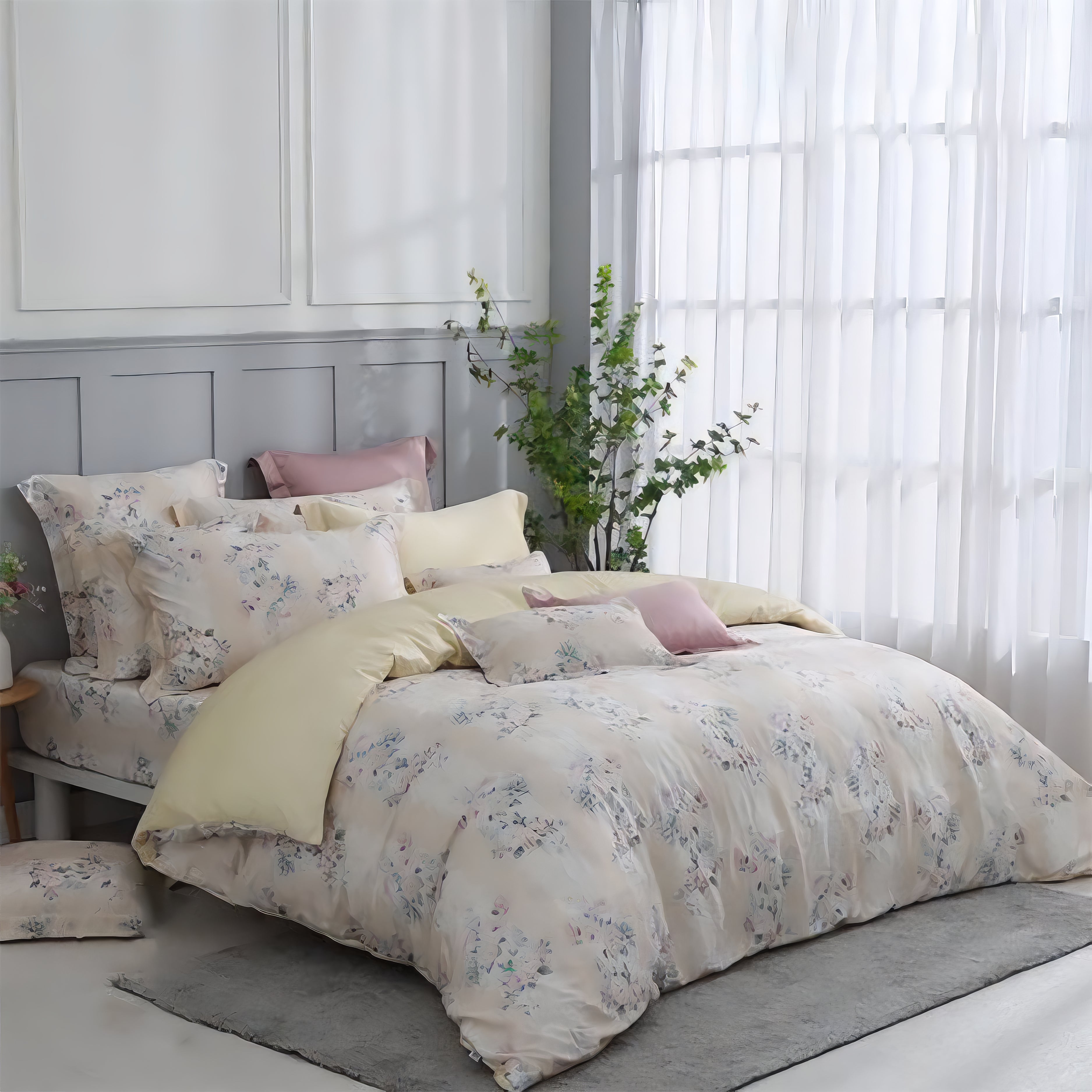 Pearl Flower | 60-piece Tencel Bedding Set