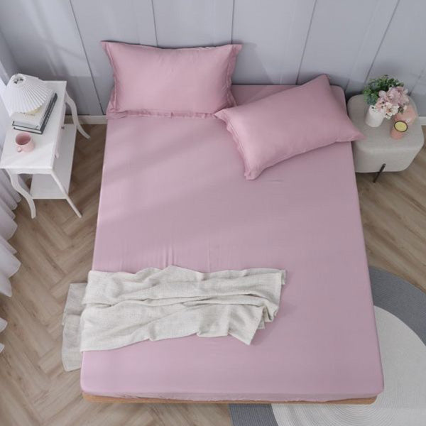 Morandi Pink - Solid Color | 80-Piece Tencel Bedding Set