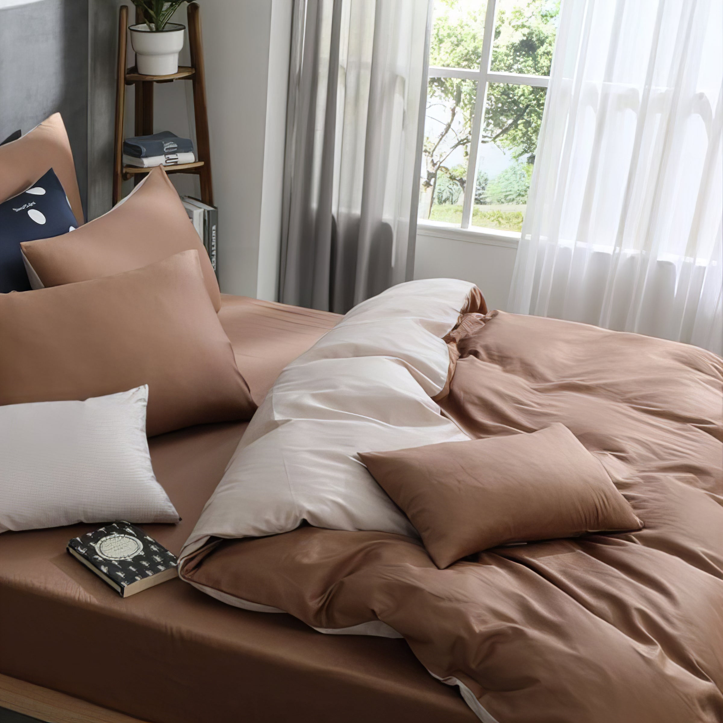 Comfort Mocha | 60-piece cotton bedding set