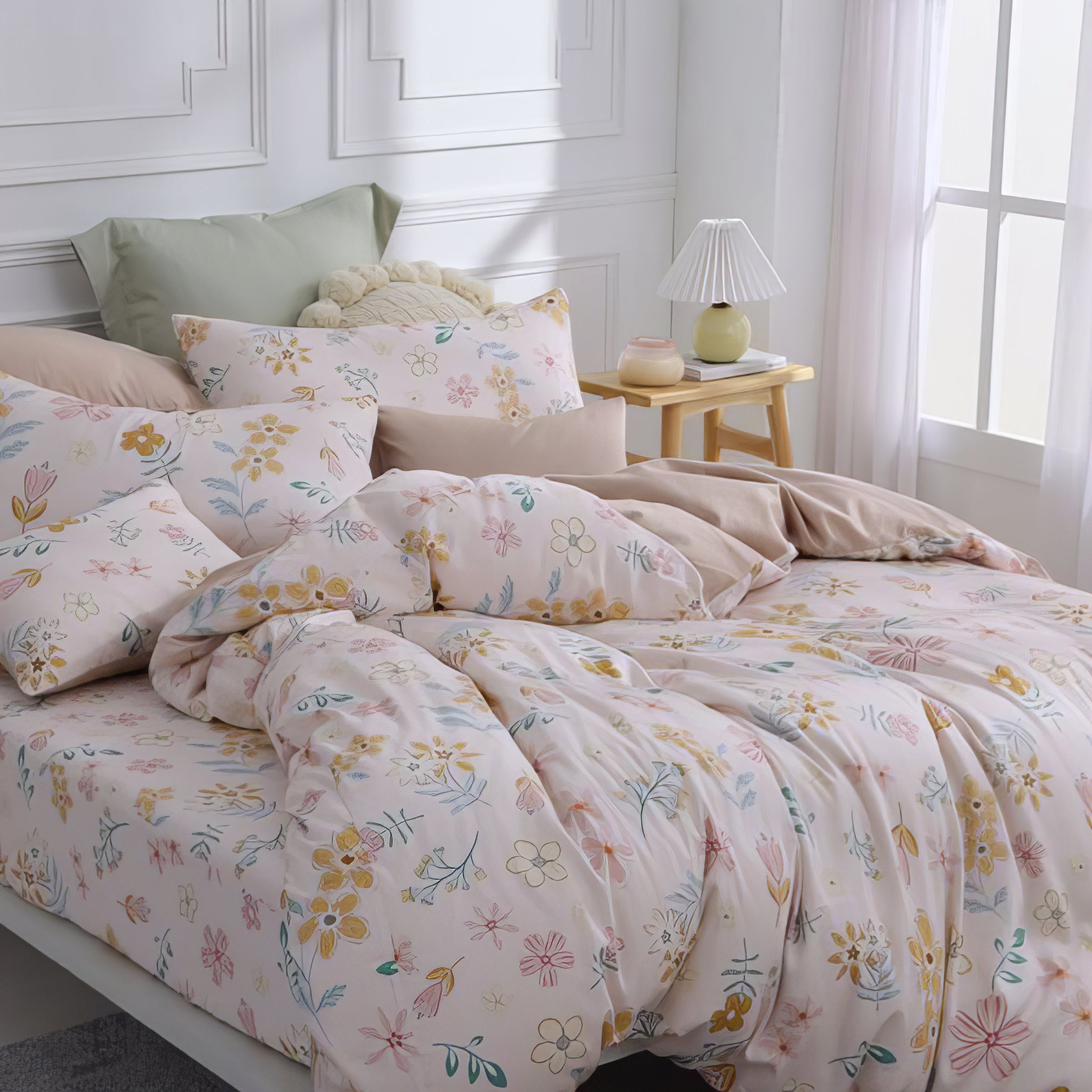 Flower Garden | 60-piece cotton bedding set