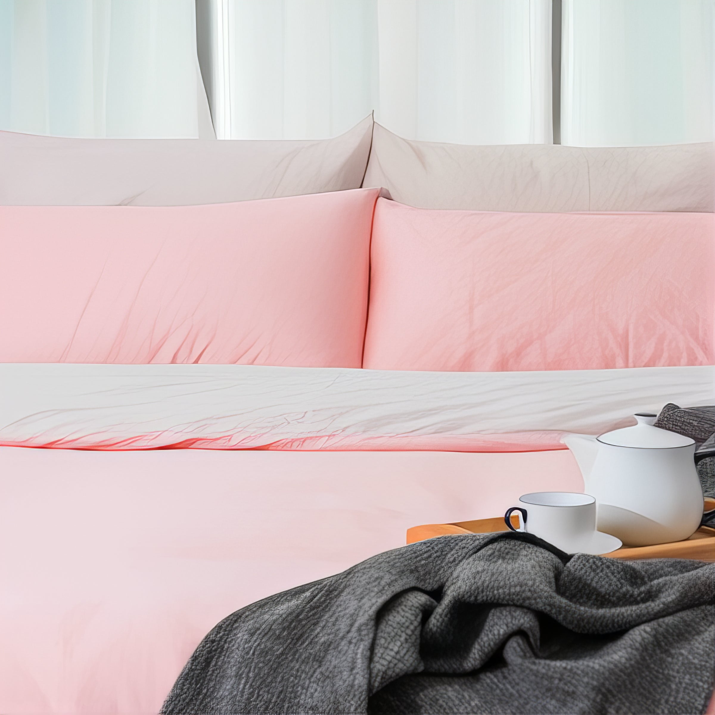 Dream Pink | 60-piece cotton bedding set