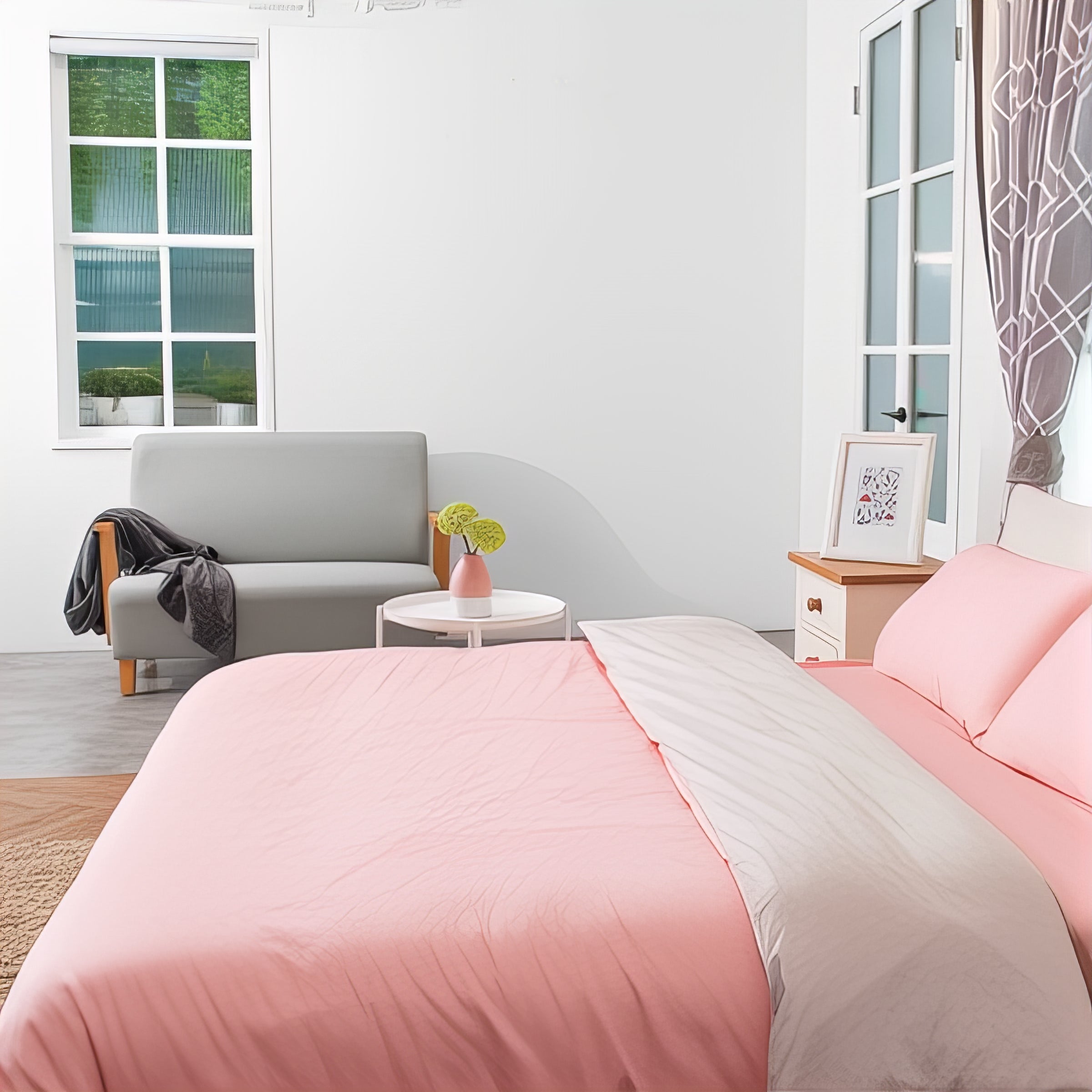 Dream Pink | 60-piece cotton bedding set