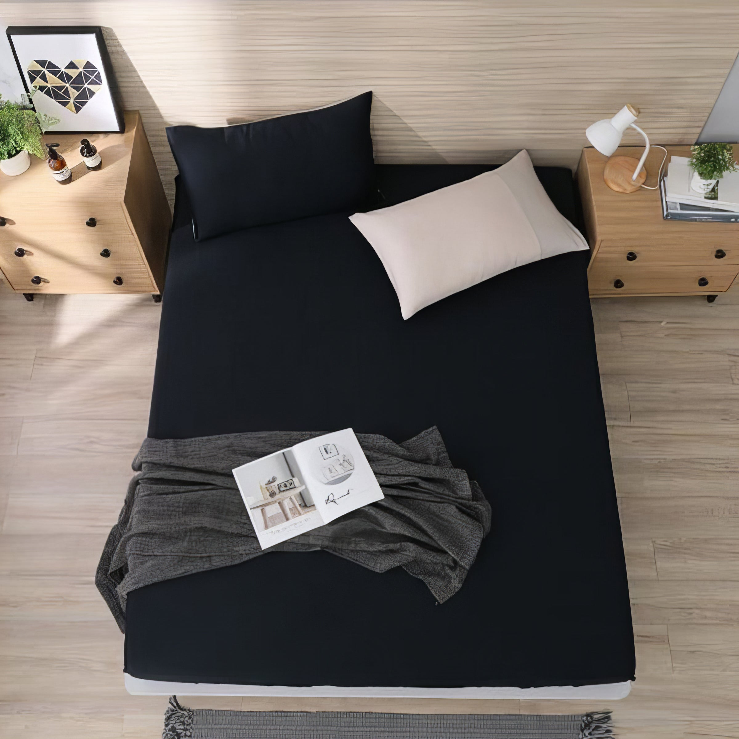 Secret Black | 60-piece cotton bedding set