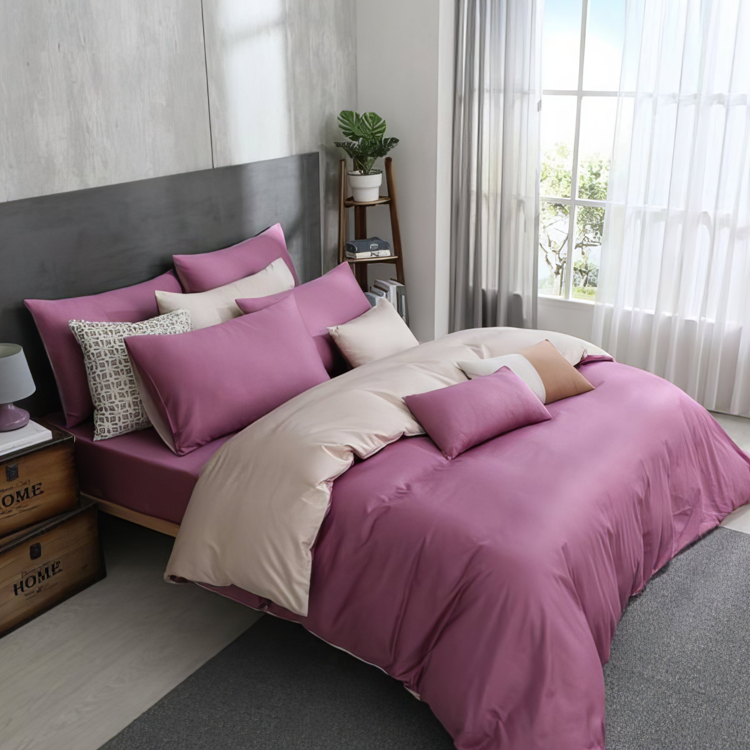 Dream Violet | 60-piece cotton bedding set