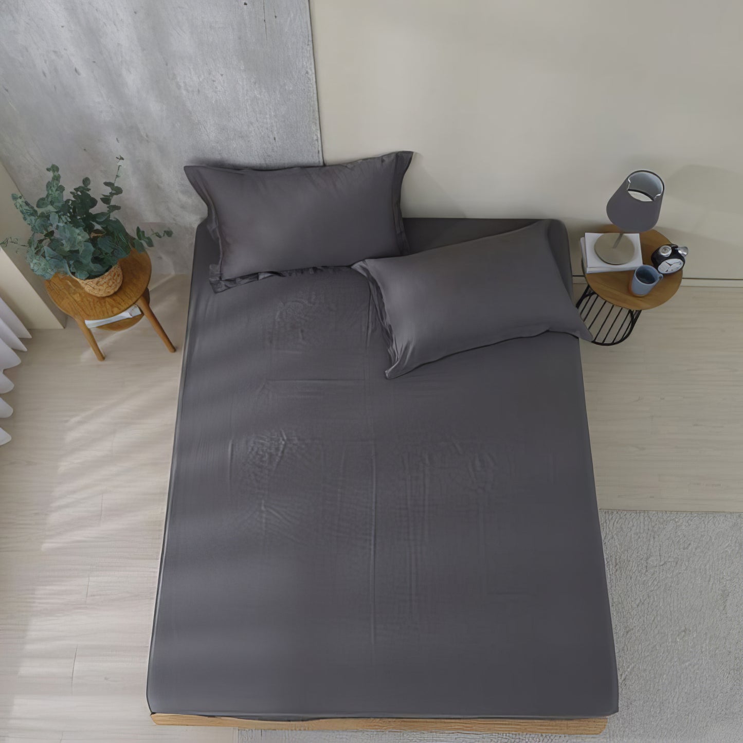 煌く星グレー｜60支テンセル寝具セット