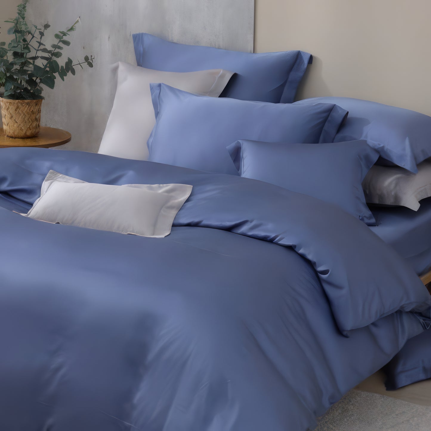 煌く星青｜60支テンセル寝具セット