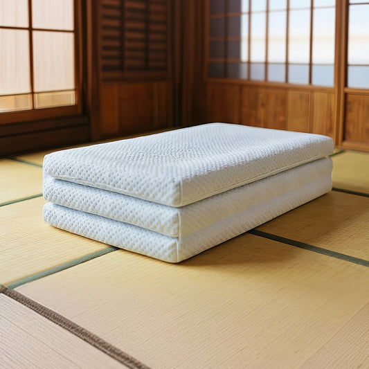 珪藻土三つ折り薄型マットレス